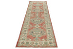 3x10 Pink and Ivory Turkish Oushak Runner