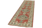 3x10 Pink and Ivory Turkish Oushak Runner