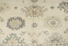 9x11 Ivory and Gray Turkish Oushak Rug