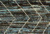 3x10 Blue and Brown Modern Contemporary Runner