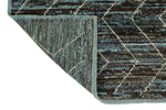 3x10 Blue and Brown Modern Contemporary Runner