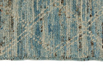 3x9 Blue and Ivory Modern Contemporary Runner