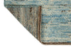 3x9 Blue and Ivory Modern Contemporary Runner