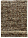 10x13 Brown and Ivory Modern Contemporary Rug