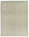 9x12 Ivory and Blue Modern Contemporary Rug