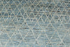 8x10 Blue and Ivory Modern Contemporary Rug