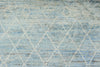 8x10 Blue and Ivory Modern Contemporary Rug