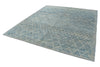 8x10 Blue and Ivory Modern Contemporary Rug