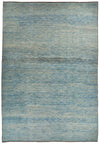 13x19 Blue and Ivory Modern Contemporary Rug