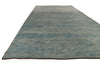 13x19 Blue and Ivory Modern Contemporary Rug