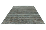 10x14 Blue and Ivory Modern Contemporary Rug