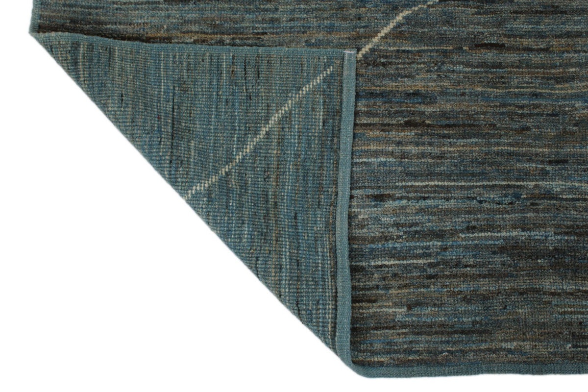 10x14 Blue and Ivory Modern Contemporary Rug