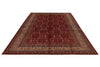 9x12 Red and Ivory Kazak Tribal Rug