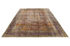 10x13 Brown and Purple Modern Contemporary Rug