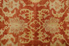 8x10 Rust and Gold Turkish Oushak Rug