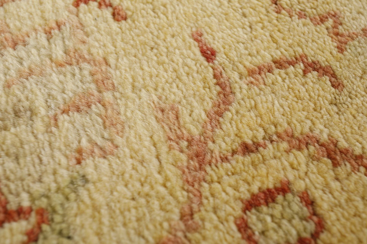 8x10 Rust and Gold Turkish Oushak Rug