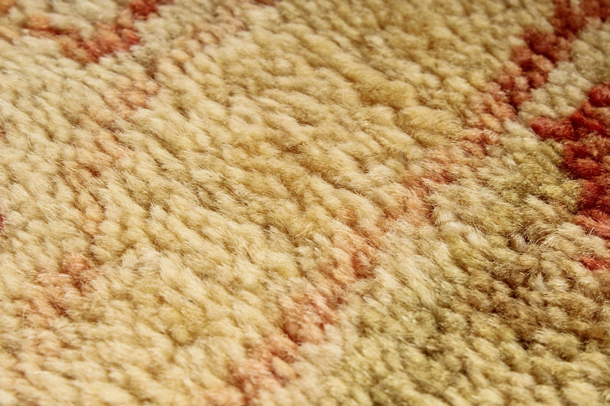 8x10 Red and Gold Turkish Oushak Rug