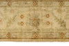 6x9 Ivory and Beige Turkish Oushak Rug