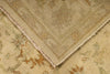 6x9 Ivory and Beige Turkish Oushak Rug