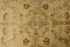 6x9 Ivory and Beige Turkish Oushak Rug