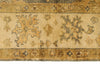 6x9 Gray and Beige Turkish Oushak Rug