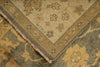 6x9 Gray and Beige Turkish Oushak Rug