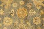 6x9 Gray and Beige Turkish Oushak Rug