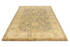 6x9 Gray and Beige Turkish Oushak Rug