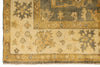 6x9 Gray and Beige Turkish Oushak Rug