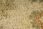 6x9 Green and Ivory Turkish Oushak Rug