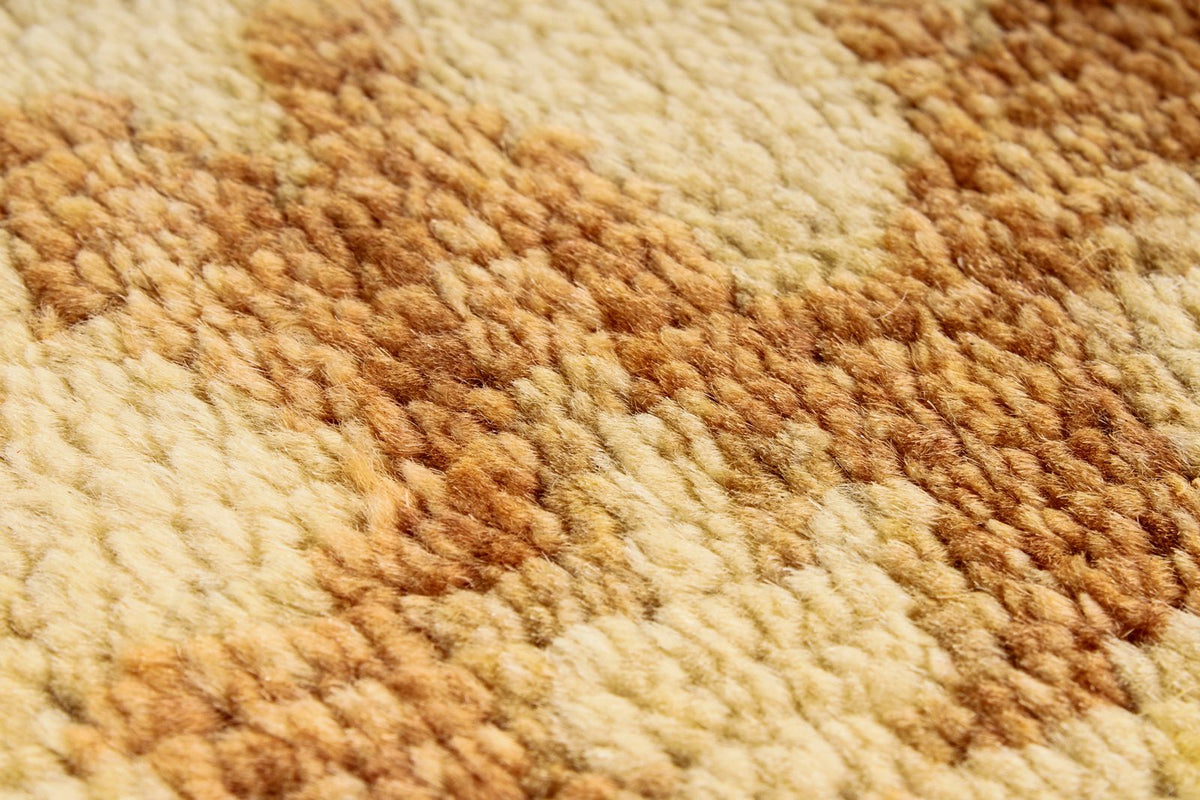 6x9 Rust and Ivory Turkish Oushak Rug