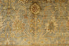 6x9 Gray and Ivory Turkish Oushak Rug
