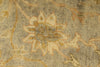 6x9 Gray and Ivory Turkish Oushak Rug