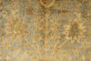6x9 Gray and Ivory Turkish Oushak Rug