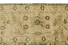 8x10 Green and Ivory Turkish Oushak Rug