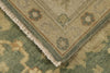 8x10 Green and Ivory Turkish Oushak Rug