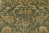 8x10 Green and Ivory Turkish Oushak Rug