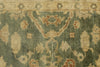 8x10 Green and Ivory Turkish Oushak Rug