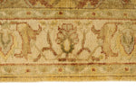 6x9 Beige and Ivory Turkish Oushak Rug