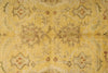 6x9 Beige and Ivory Turkish Oushak Rug