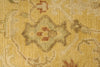 6x9 Beige and Ivory Turkish Oushak Rug