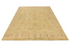 6x9 Beige and Ivory Turkish Oushak Rug