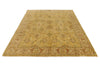 6x9 Beige and Ivory Turkish Oushak Rug