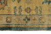 8x10 Green and Ivory Turkish Oushak Rug