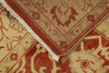 8x10 Red and Ivory Turkish Oushak Rug