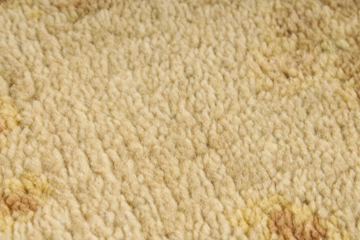 8x10 Brown and Ivory Turkish Oushak Rug