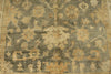 6x9 Gray and Ivory Turkish Oushak Rug