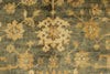 6x9 Gray and Ivory Turkish Oushak Rug