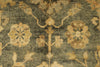 6x9 Gray and Ivory Turkish Oushak Rug