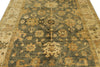 6x9 Gray and Ivory Turkish Oushak Rug